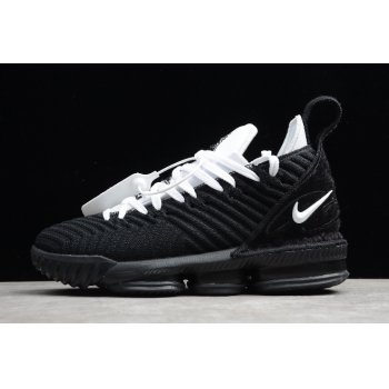 2020 Nike Lebron 16 XVI EP Black White CI7872-001 Shoes